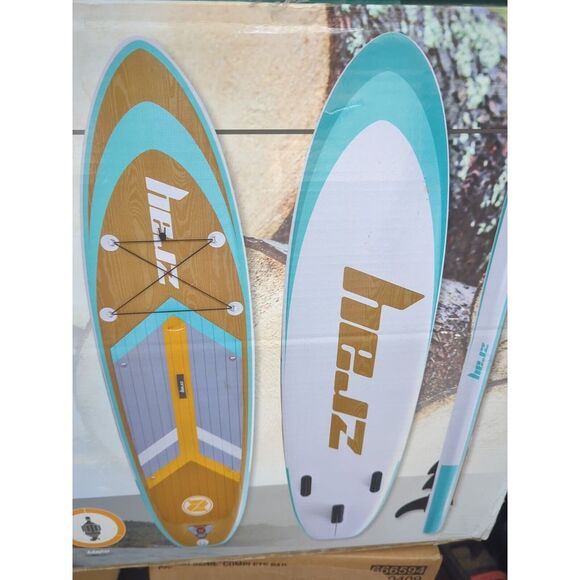 Zray 10'8" X 33" Inflatable SUP All Around Paddle Board Kit Art Deco Grain C-1 - Picture 3 of 8